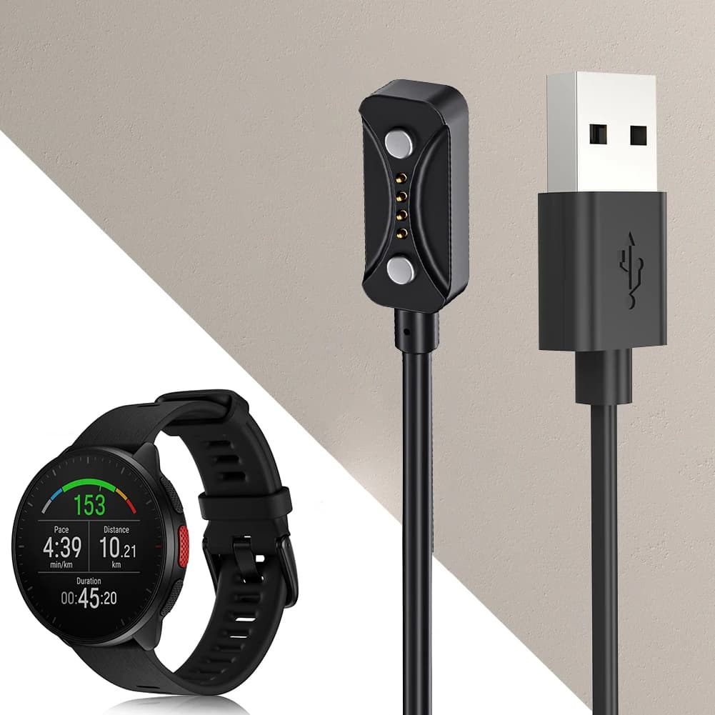 Adaptateur de chargeur USB Smartwatch S6, câble de charge pour Polar Pacer, Pacer Pro, Ignite 3, Van