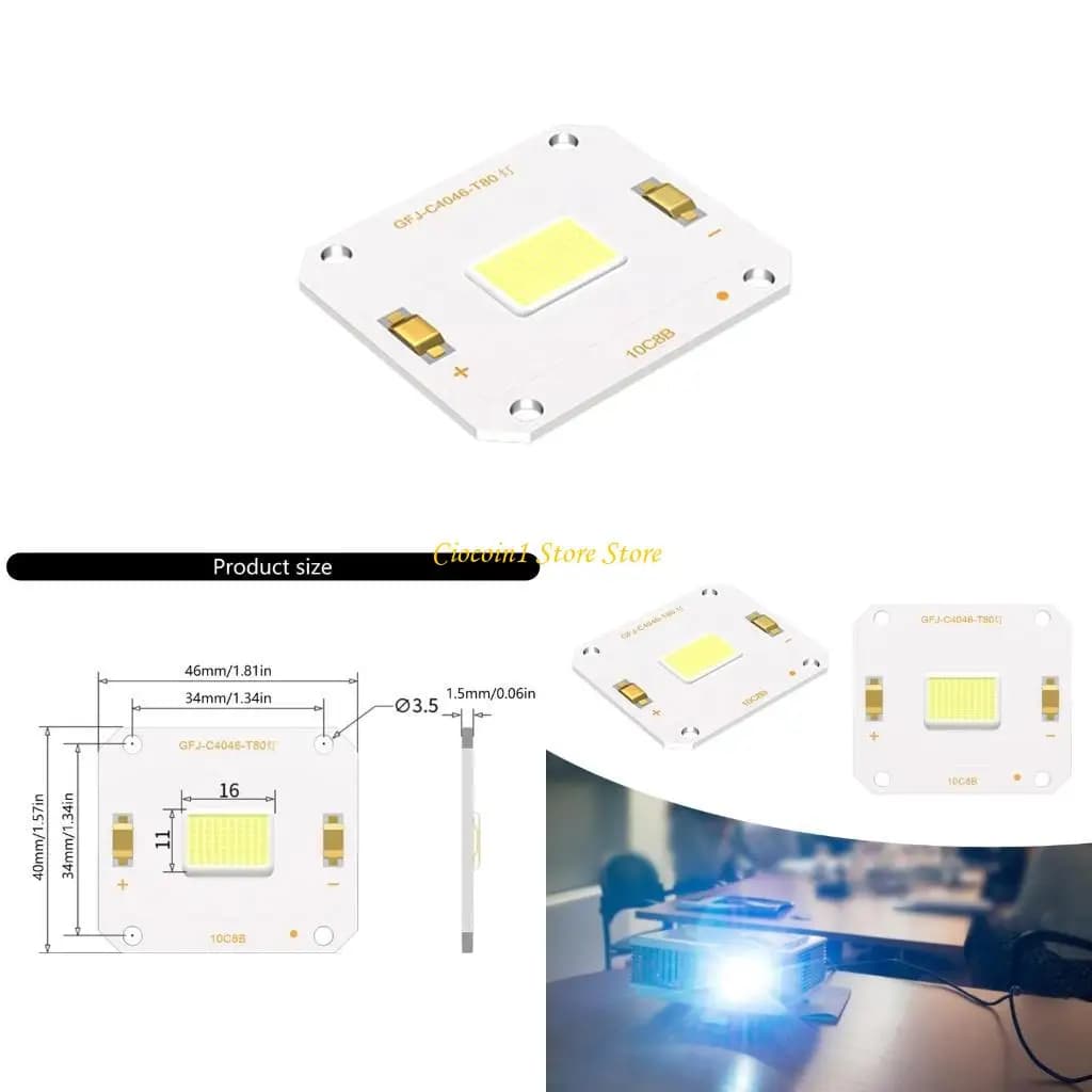 Lampes LED 100W, projecteurs LED, éclairages de scène, réparation et remplacement de LED