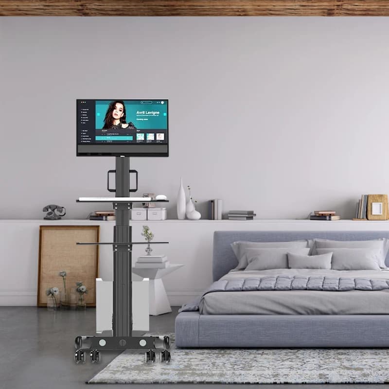 Poste de travail mobile réglable Airow Clinic pour cliniques, salons de beauté et écoles, avec suppo