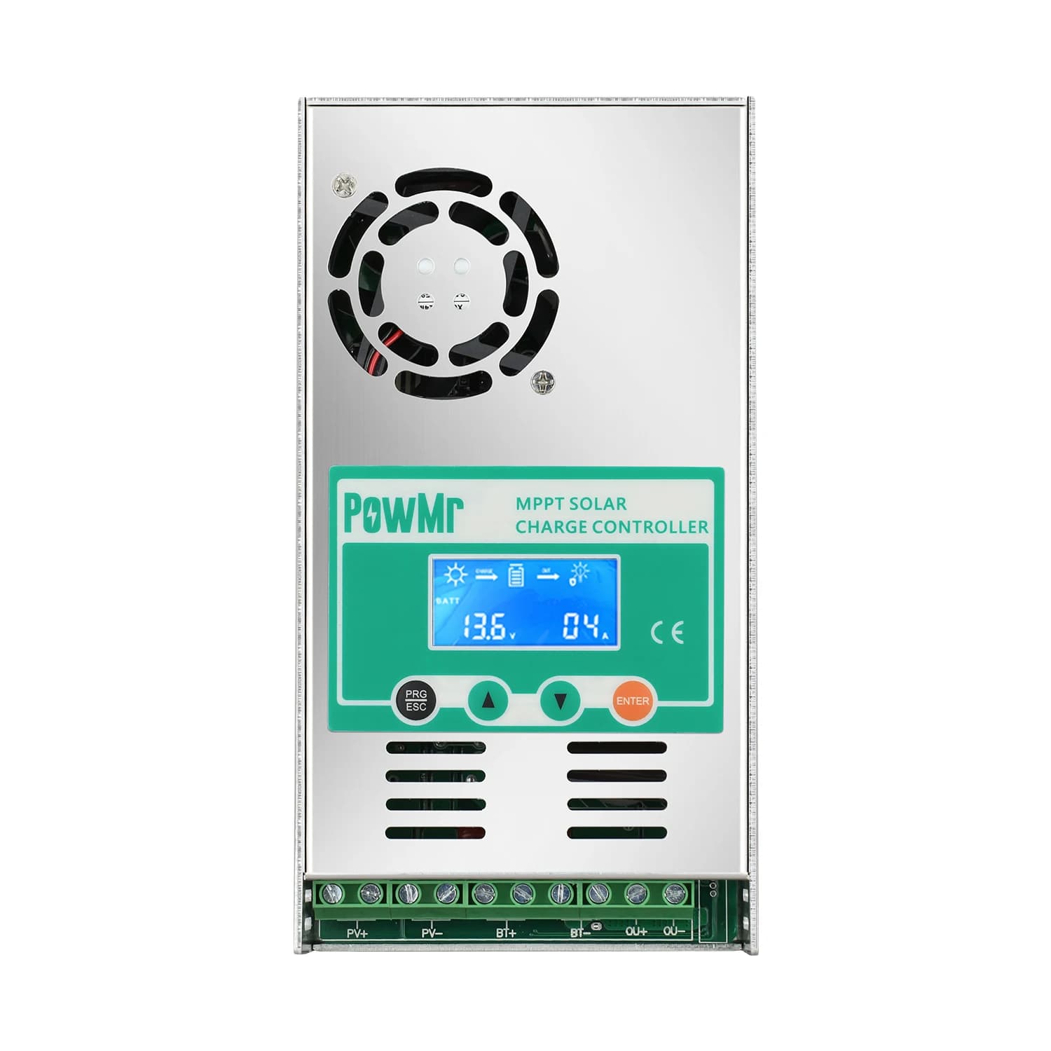 Contrôleur de Charge solaire PowMr 60A MPPT Max.PV 160V 2800W pour système solaire 48V/36V/24V/12V a