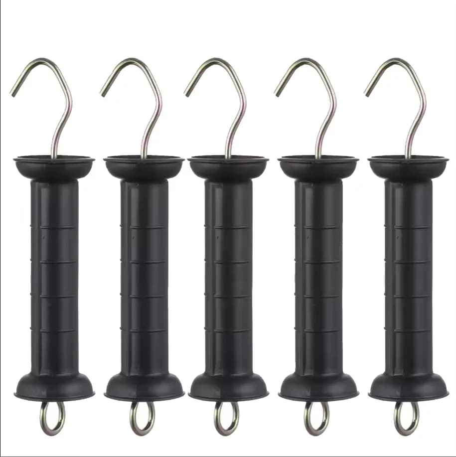 5 poignées de portail pour clôture électrique, poignées isolées pour pâturages, accessoires de clôtu