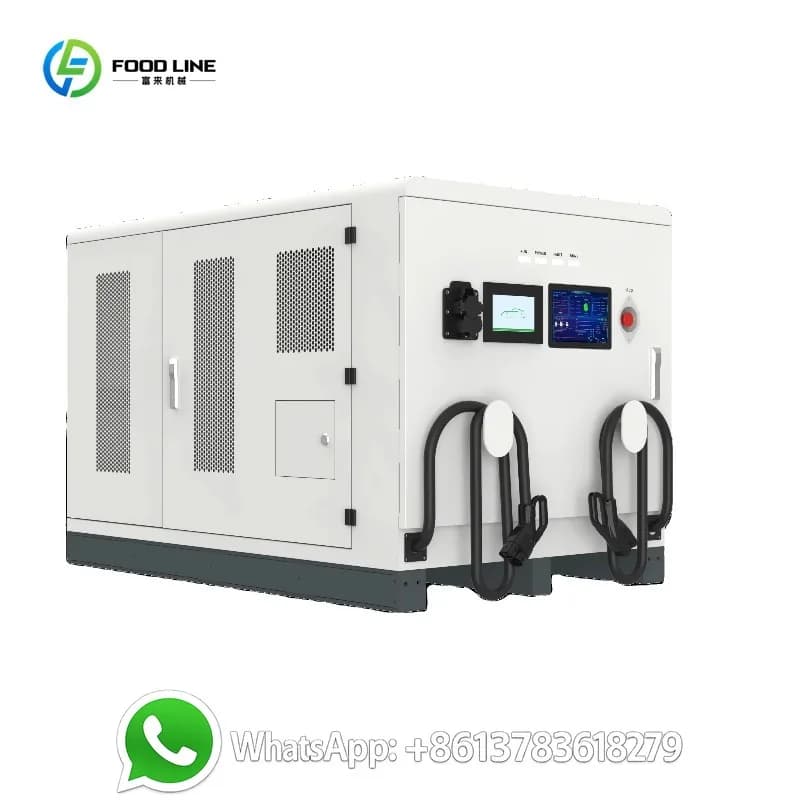 Station de recharge portable 65 kWh, chargeur rapide EV DC, Powerbank, stockage d'énergie, mobile, d