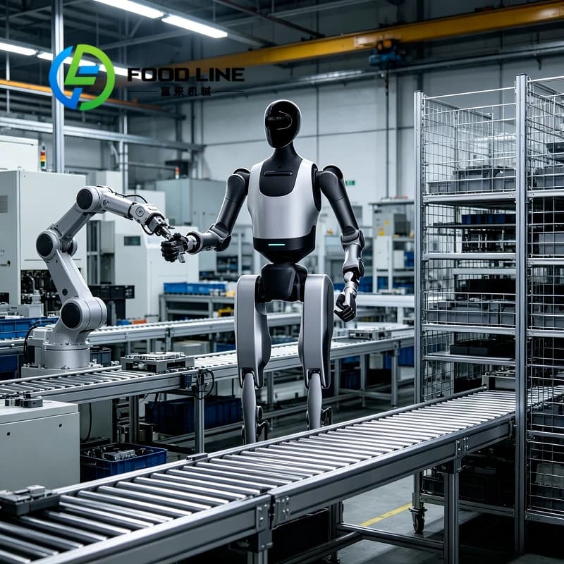 Robot humanoïde de parking qui guide les propriétaires de voitures vers des places libres et rappell
