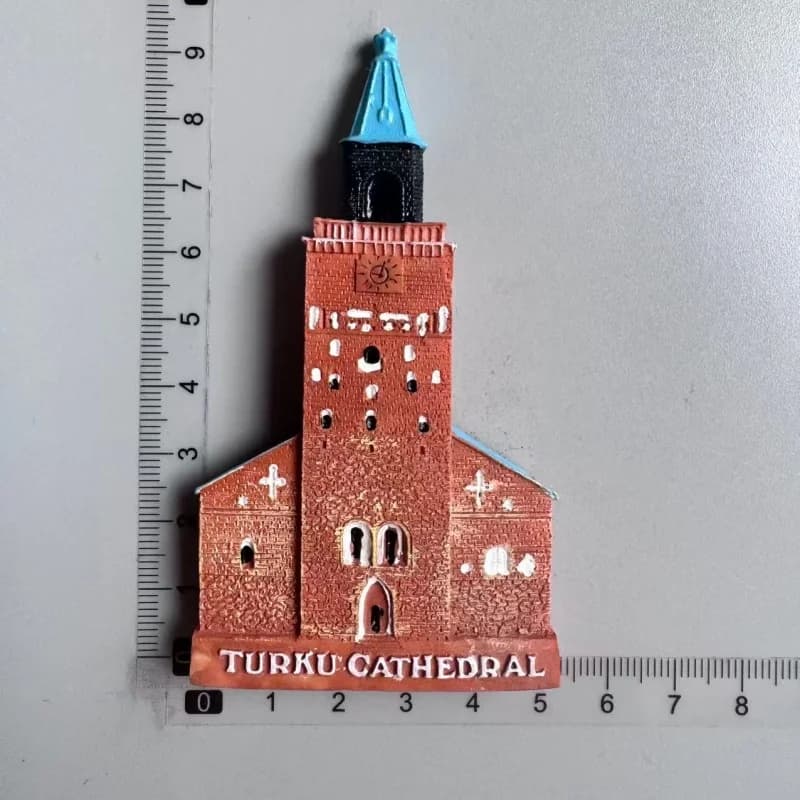 Aimants de réfrigérateur Souvenir touristique de finlande, cathédrale Helsinki Bengtskar Turku Suomi