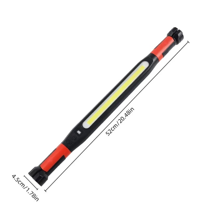 Lampe de travail LED rechargeable pour mécanicien 1200LM avec base magnétique 360° °   Lampe torche 