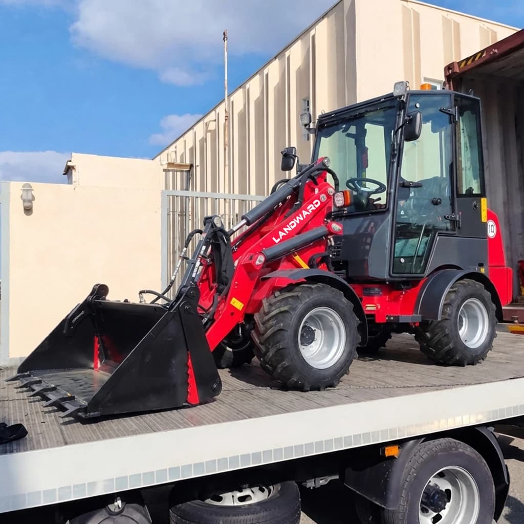 Chargeuse frontale articulée compacte pour machines de construction, moteur Kubota, mini-chargeuse a