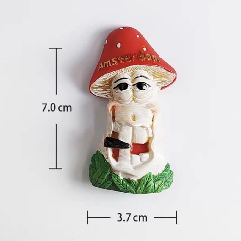 Collection d'autocollants magnétiques pour réfrigérateur, souvenir touristique des Pays-Bas, Amsterd
