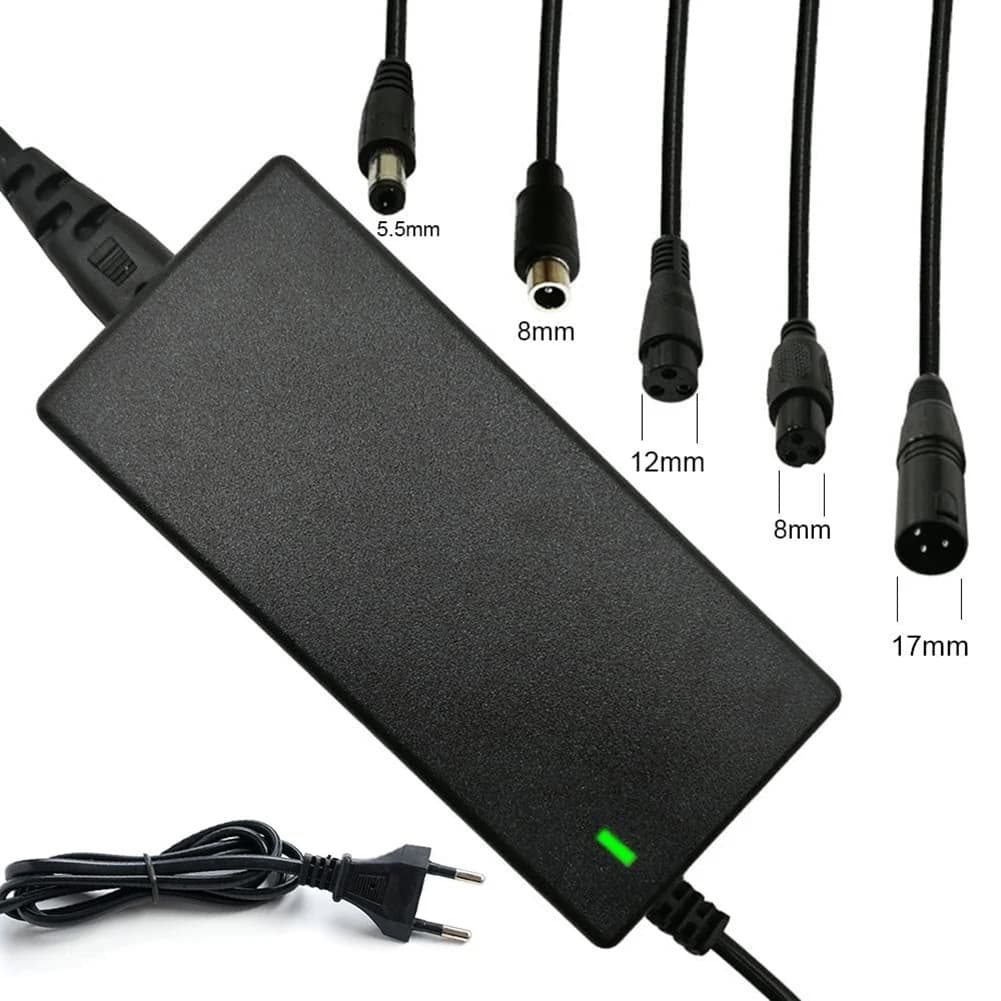 1 ensemble 42V 2A chargeur adaptateur secteur 5 prises pour 36 25.2V 25.9V 25.6V 24V chargeur de bat