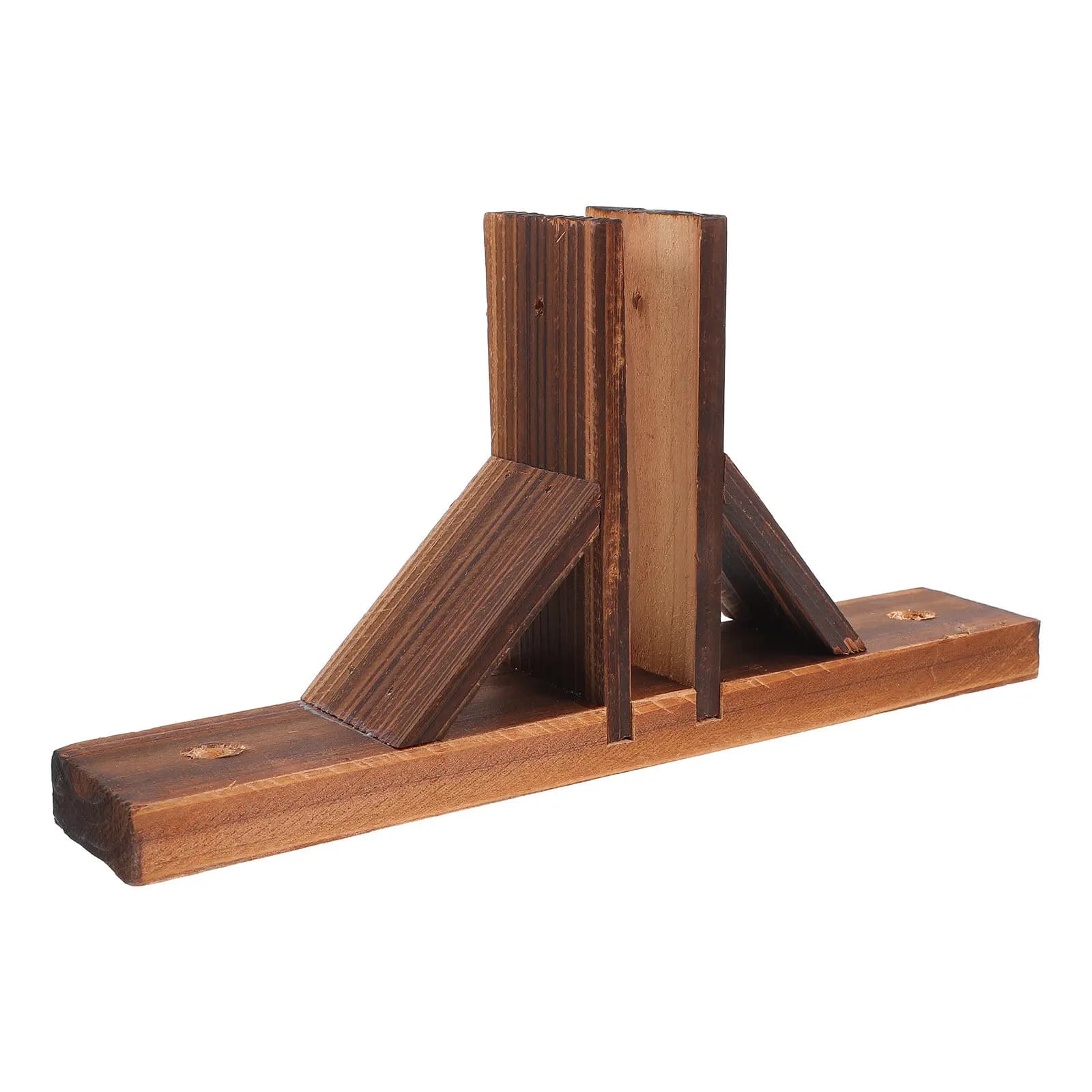 Support de base en bois pour clôture, petits pieds de support triangulaires pour clôtures de jardin,