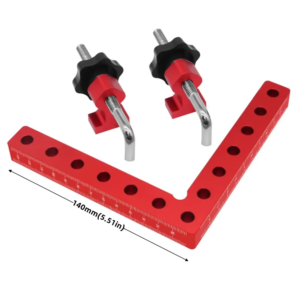 Clip de fixation à Angle droit de 120/140mm, fixation auxiliaire en forme de L à 90 degrés, Clip de 