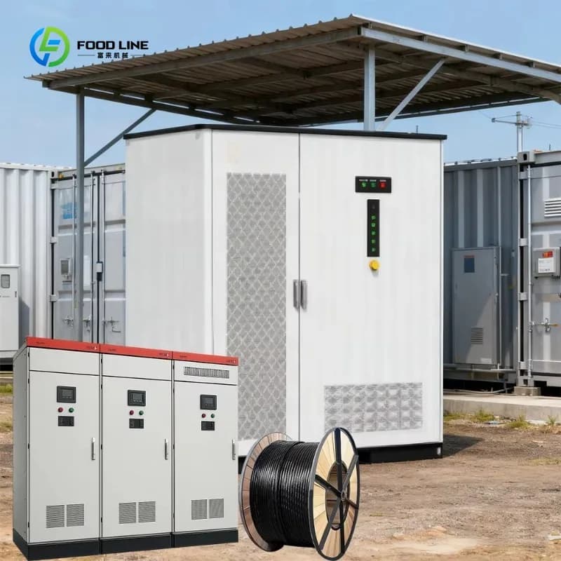 Centrale solaire avec stockage d'énergie de 362 kWh, système de générateur d'énergie solaire avec pa