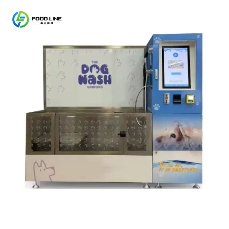 Nouvelle invention personnalisée : Station de lavage de chiens en libre-service, distributeur automa