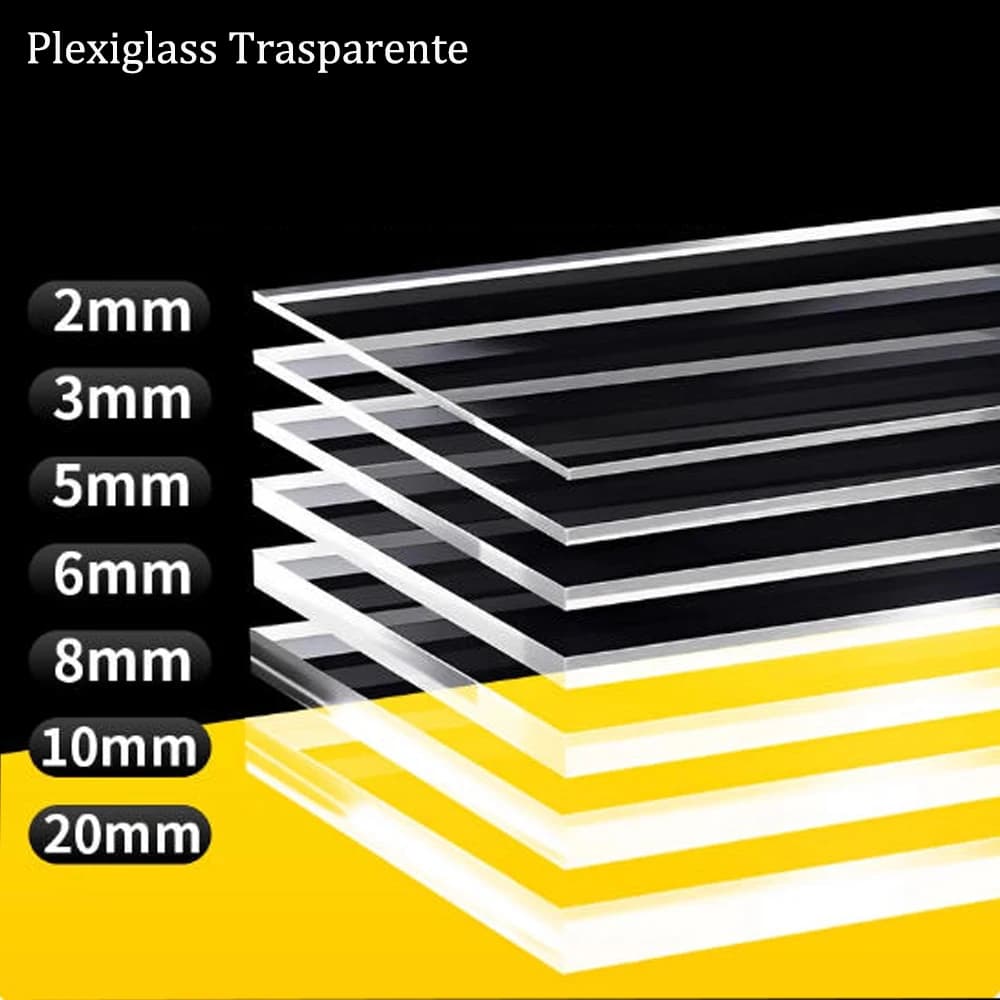 Plexiglas HD transparent adapté à la peinture, aux travaux manuels, aux jeux sur ordinateur, feuille