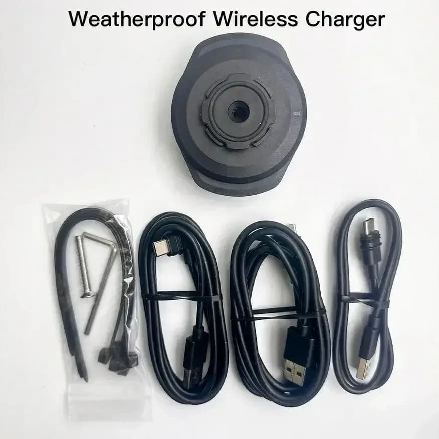 Chargeur sans fil pour moto, étanche, rapide, pour support de téléphone QD, Danpener de Vibration, v