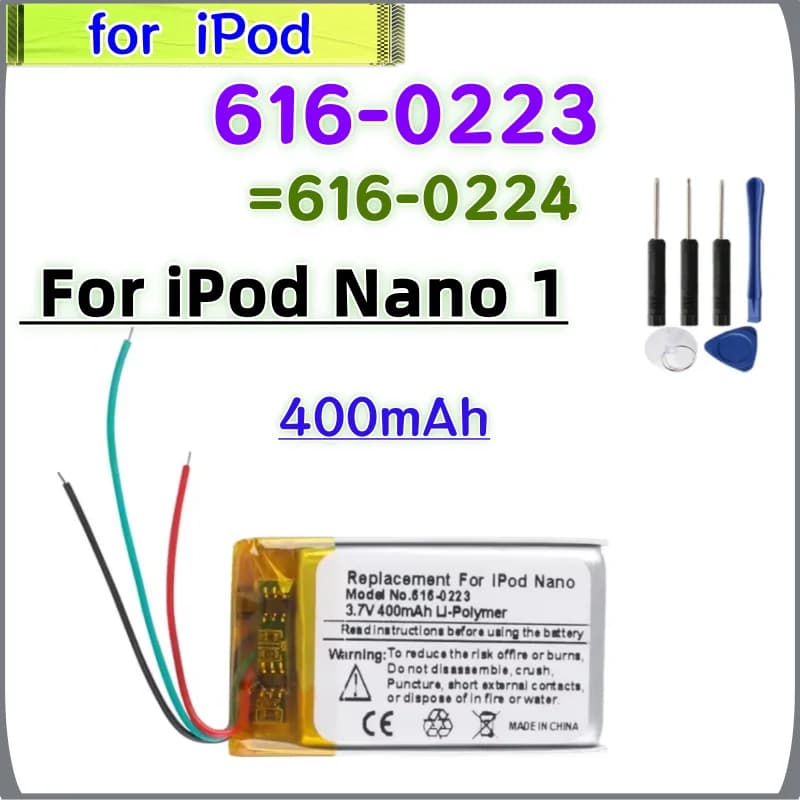 Nouvelle batterie pour iPod Nano 1 2 3 4 5 6 7 4e 5e 6e 7e 1e 2e génération 2Gen 2Gen 3e génération 