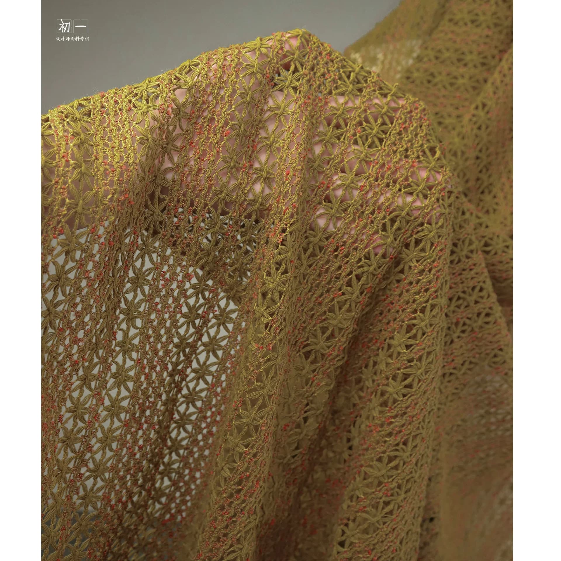Crochet fleur creux avec tout tissu pour bricolage, style ethnique, micro fil élastique, maille card