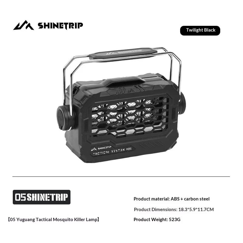 Lampe anti-moustiques ShineTrip pour l'extérieur, ultra longue durée, lumières de camping, éliminati