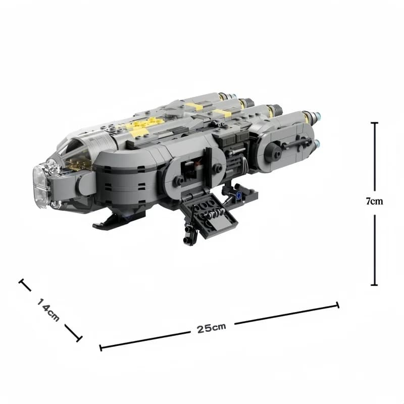 Offre Spéciale : Modèle de Navire Spatial Interstellaire 701 Pièces - Vaisseau Spatial Anze llan - O