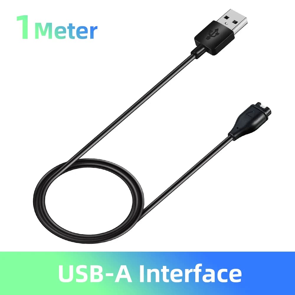 Câble de charge USB pour Garmin Vivoactive 4S/3S/5/4/3 Fenix 7 7S 7X 6 6S 6X 5 5X 5S Plus Forerunner