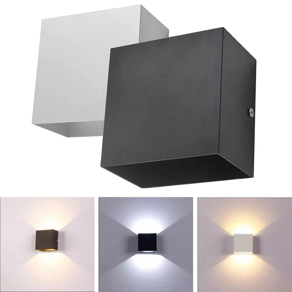 Cube COB LED éclairage intérieur applique moderne éclairage domestique décoration applique lampe en 