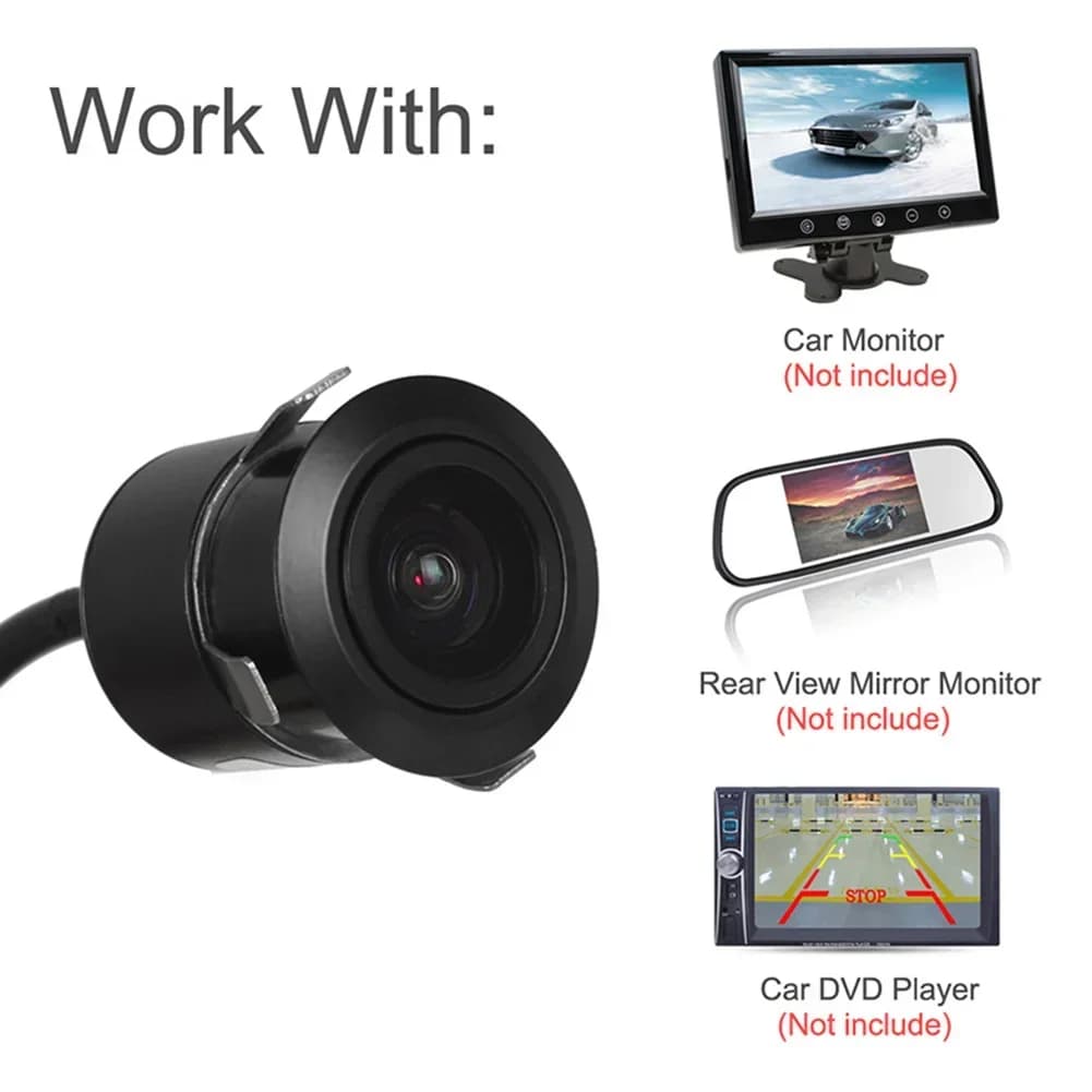 Caméra de recul de voiture, moniteur de stationnement automatique, sauvegarde universelle, NTSC