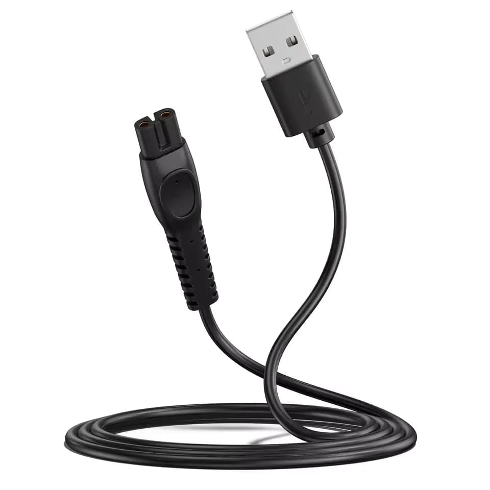 Câble de chargeur USB 5V 1A pour rasoir Philips Norelco One Blade QP2724 QP2834 MG5910 MG7910 MG9510