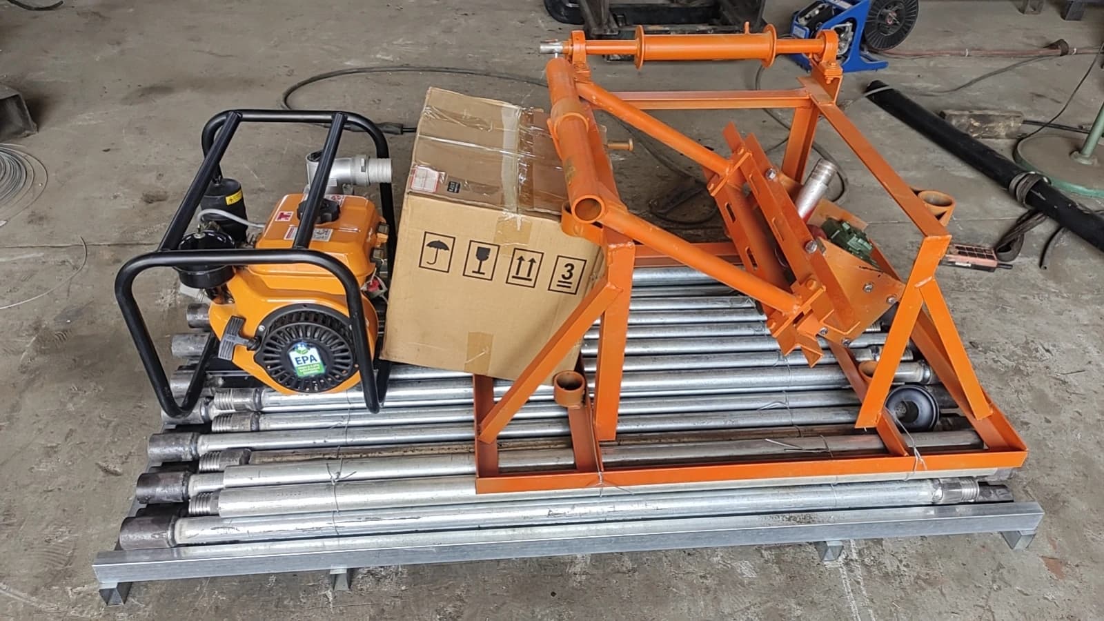 Machine de forage de puits d'eau portable personnalisée de petite taille – 80 m de profondeur, doubl