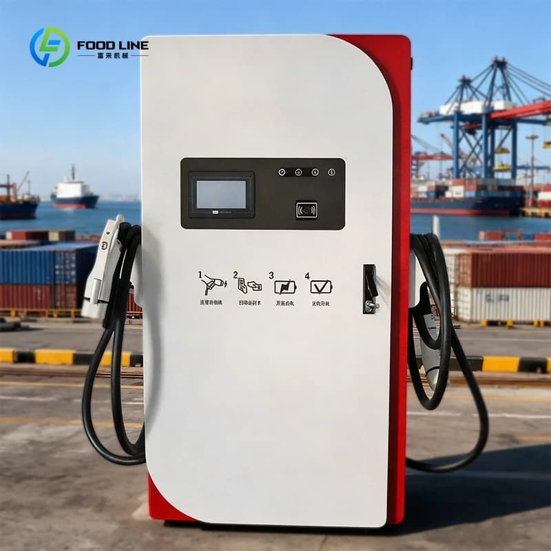 Station de recharge pour véhicules électriques personnalisée, nouvelle, 320 kW DC, intégrée, double 