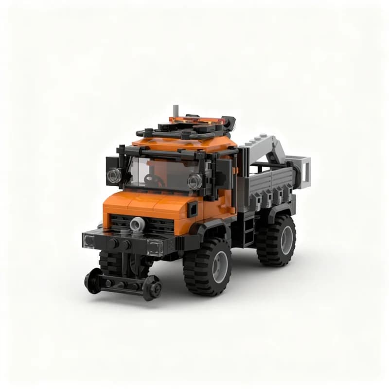 271 pièces MOC City Trains UniMog Rail Unit Model Building Blocks Christmas Gift Toy Architecture Cr