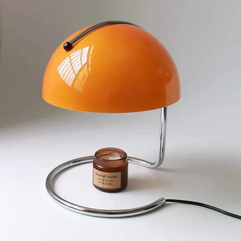 Bauhaus champignon moderne danois chambre salon blanc lampe de bureau décorative comprenant des ampo
