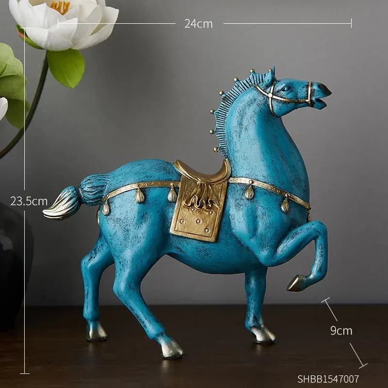 Sculpture de cheval, accessoires de décoration pour la maison, décoration de bureau, cadeaux de pend