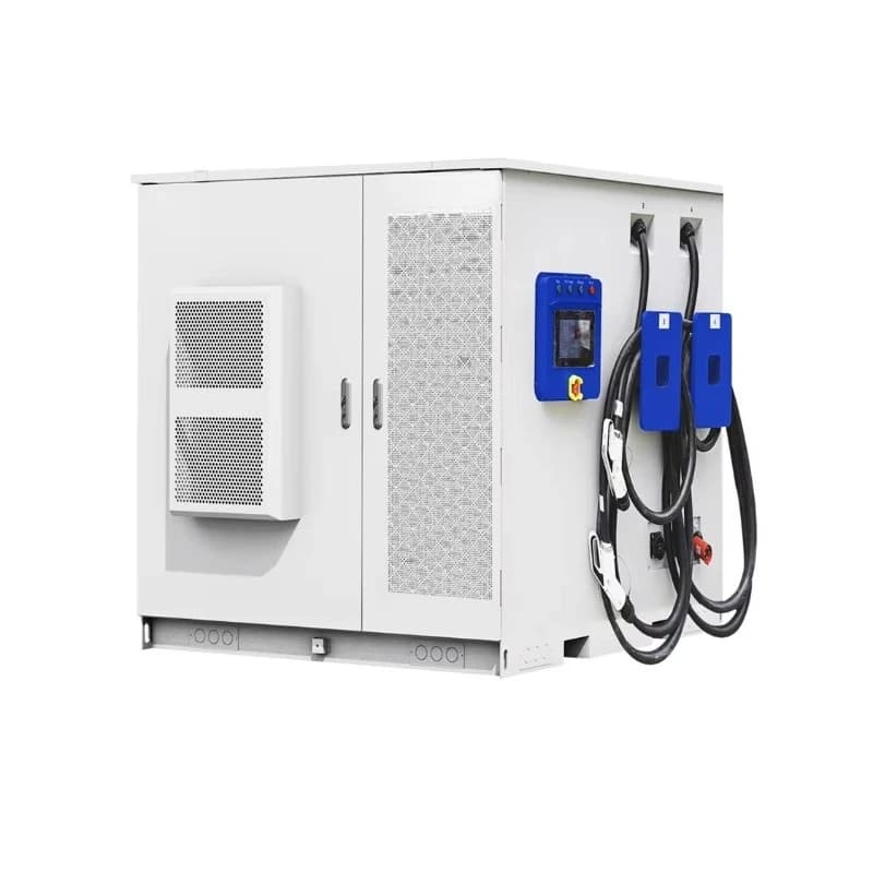 Borne de recharge CC à stockage d'énergie intégré pour station de charge de flotte de véhicules élec