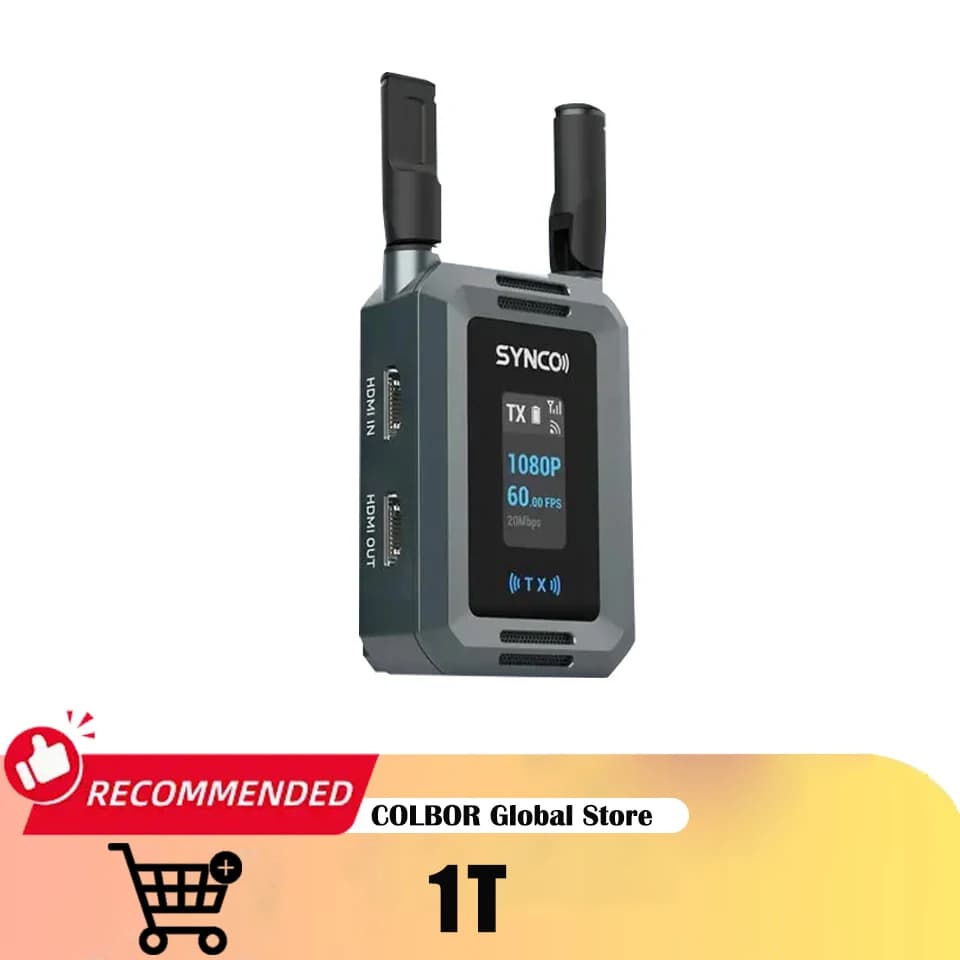 SYNCO XVision HD système de Transmission vidéo sans fil 1080P60 UVC Streaming 80ms faible latence zé