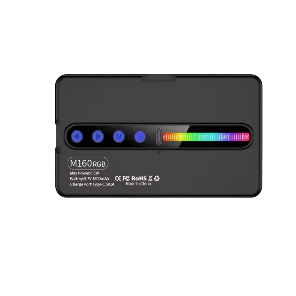 BSLIUFANG 2025 nouveau Portable RGB LED caméra vidéo lumière de remplissage en direct Vlog photograp