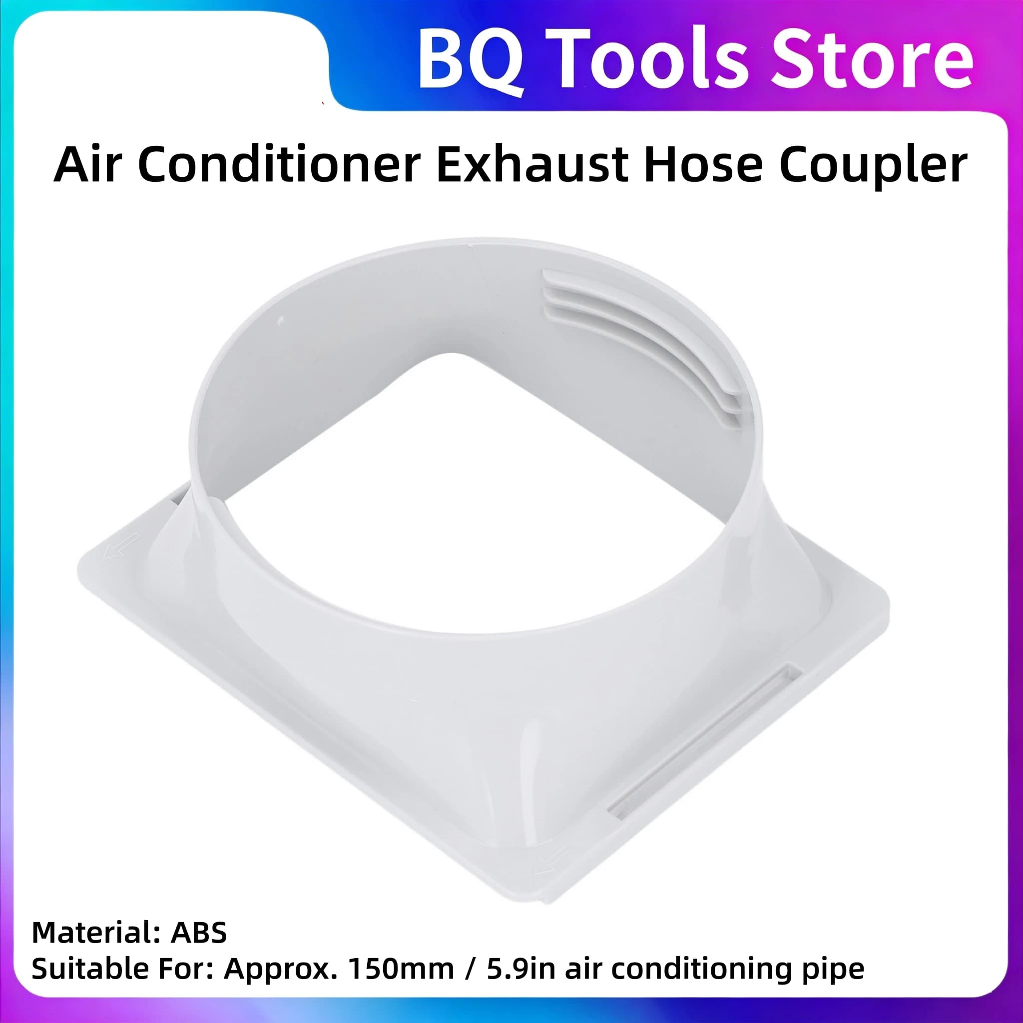 Adaptateur de tuyau de conduit d'échappement de climatiseur, conduits AC amovibles, double conduit, 
