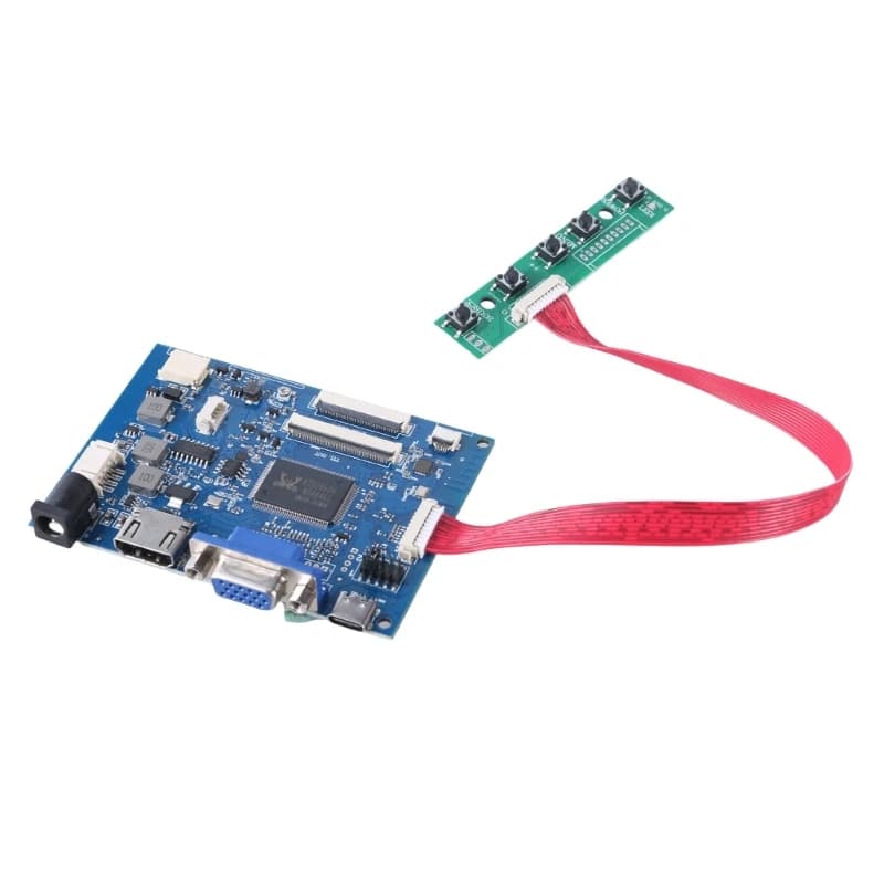 Carte d'écran 40 broches LVDS 50 broches TTL, panneau d'écran LCD, carte pilote, carte mère contrôle