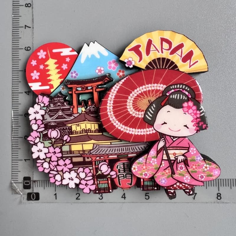 Aimants de réfrigérateur Osaka japonais Tengniang mont Fuji tour de Tokyo Hakone Kiyomizu Temple Ota