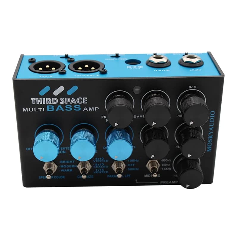 MOSKYAUDIO Station de basse et armoire Sim troisième espace pédale d'ampli multi-basse effet simplif