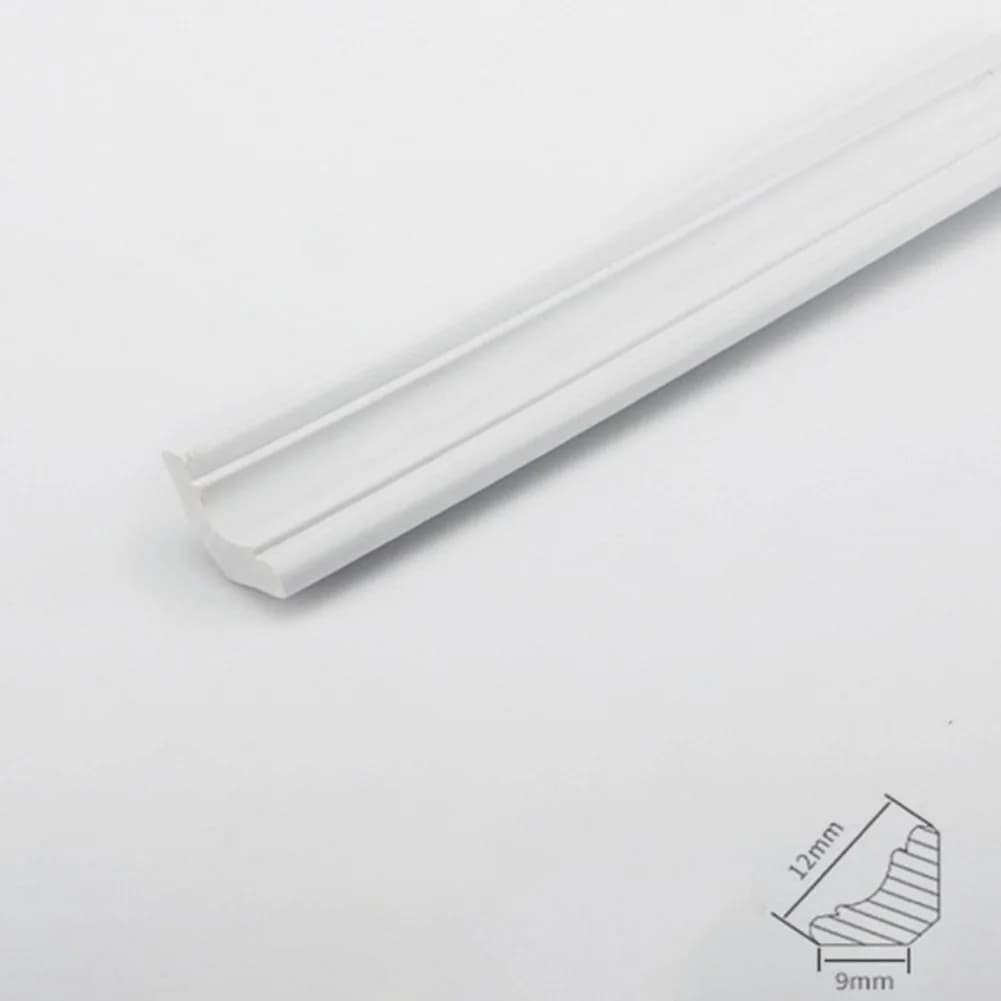 Bordure murale décorative fonctionnelle en PVC 3D, adhérence robuste, longueur de 1 mètre, adaptée à