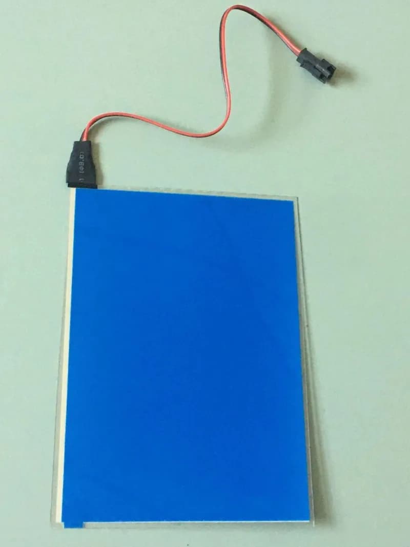 Rétro-éclairage électroluminescent LED avec onduleur DC12V, panneau EL lumineux, pilote de batterie 