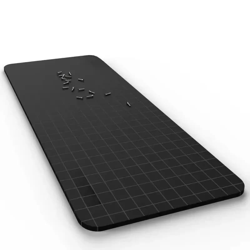 Tapis magnétique en silicone pour réparation de smartphones et ordinateurs portables, grille thermor