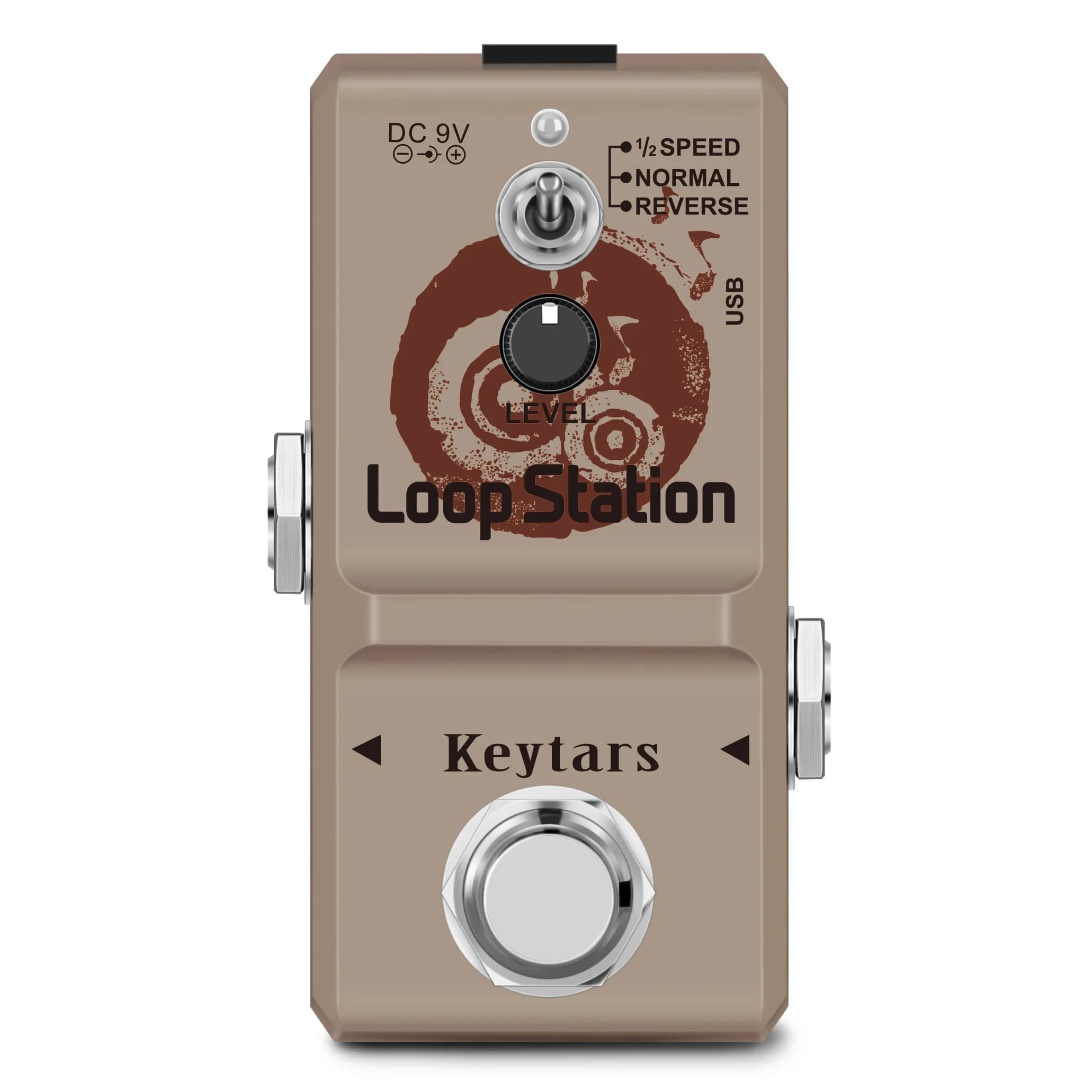 Rowin Sub-Brand Loop Station 48K Looper Pedal Overdubs illimités 10 minutes de boucle, 1/2 fois et p