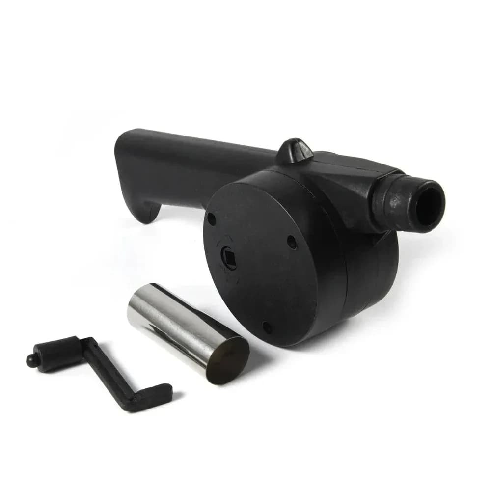 Ventilateur de Barbecue en plein Air, souffleur d'air à manivelle Portable, outils à soufflet de feu