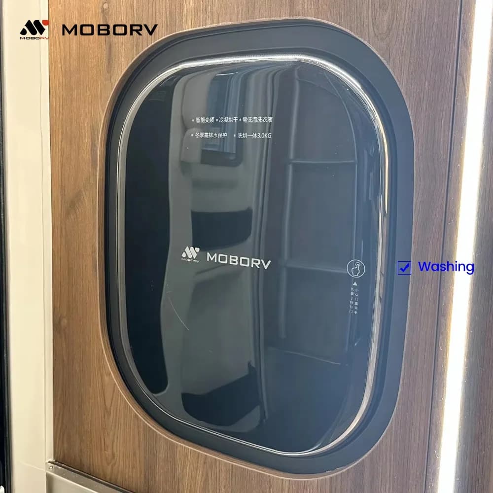 Mini lave-linge automatique à chargement frontal mural pour camping-car, caravane et véhicule de loi