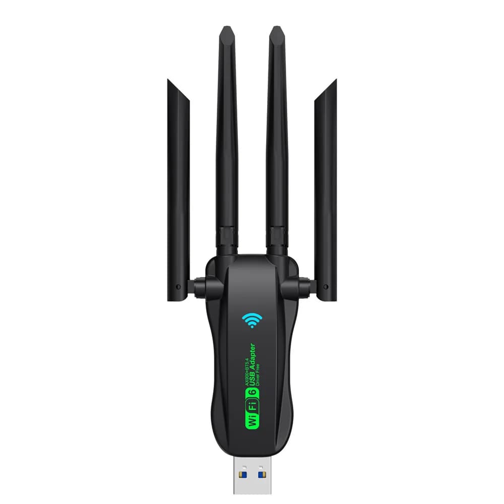 AX900 WiFi USB adaptateur WiFi6 Bluetooth 5.4 double bande 2.4G + 5.8Ghz 4 antenne Dongle USB récept