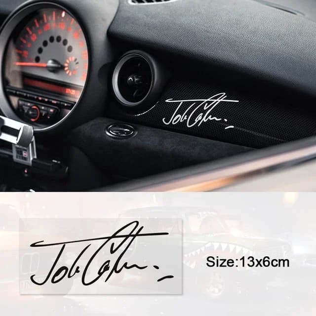 Pour mini autocollant JCW autocollants pour mini cooper F56 R55 R56 R60 R61 F54 F55 F56 F60 accessoi