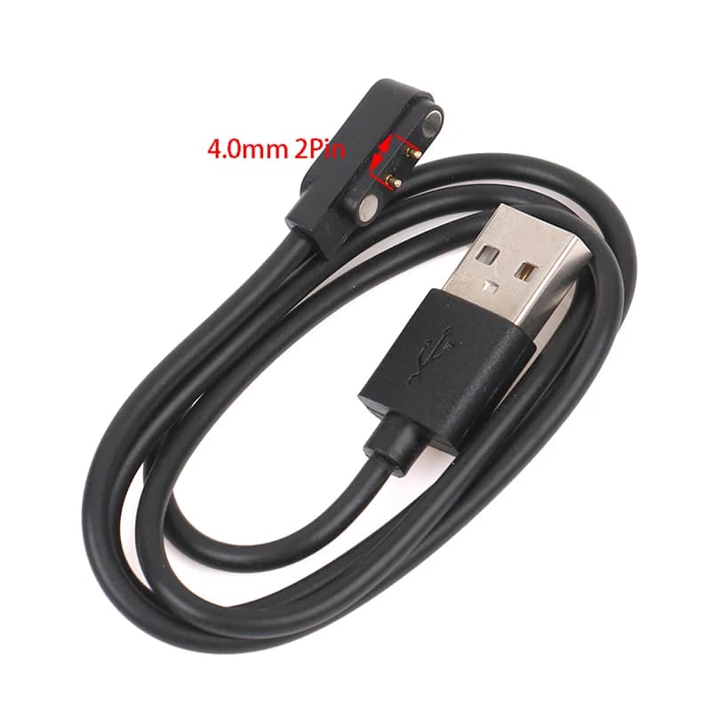 Cordon de chargeur de montre intelligente universel câble de charge magnétique 2 broches 4 broches c
