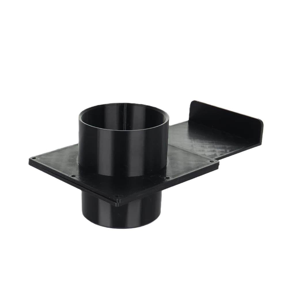 Accessoires de dépoussiérage de porte de sablage de collecteur de poussière de 2-1/2 pouces pour asp