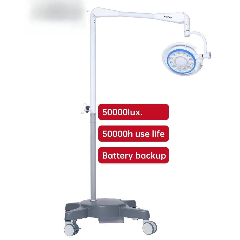 Lampe d'examen médical mobile, équipement d'éclairage auxiliaire pour l'inspection ambulatoire