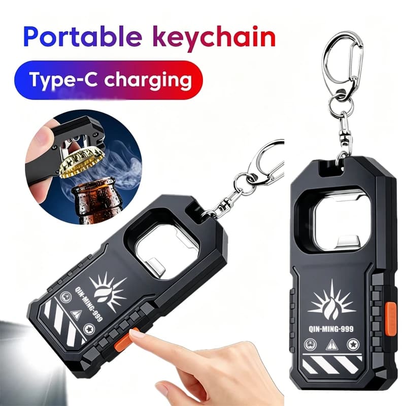 Mini lampe de poche LED COB, Rechargeable par USB C, puissante lampe de travail avec Clip magnétique